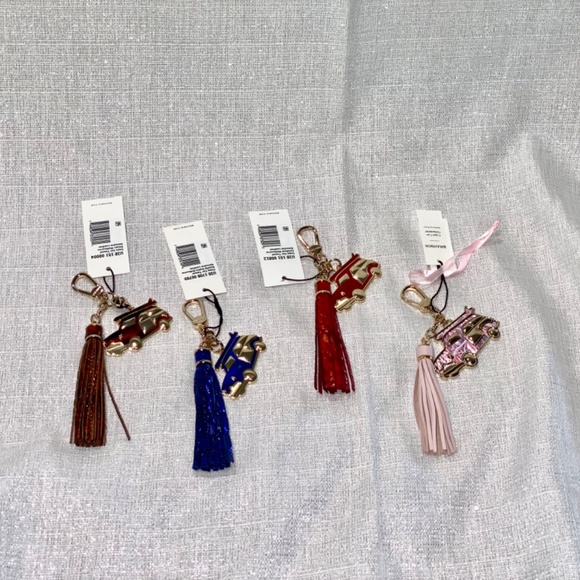 Brahmin Set of FOUR Copa Cabana Key Fobs/Tassel - NWT - Picture 1 of 8